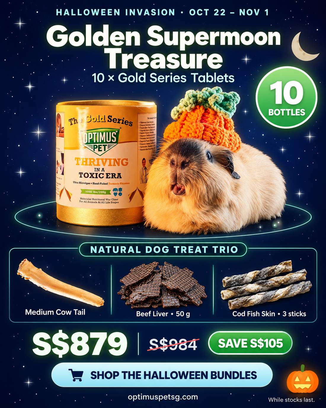 Gold Series Tablets × 10 + 3 Free Treats