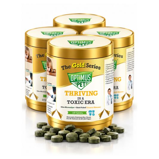 The Gold Series tablets 4-pack bundle by Optimus Pet
